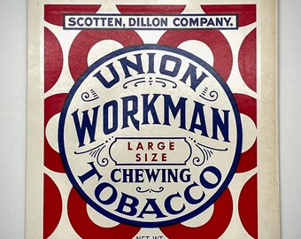 union workman tobacco Union Workman Chewing Tobacco Pouch | Unused