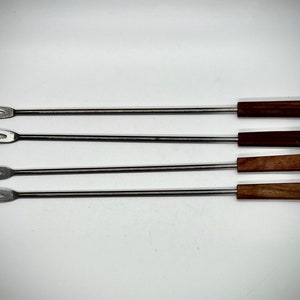 MCM Fondue Forks | 4 Vintage Forks