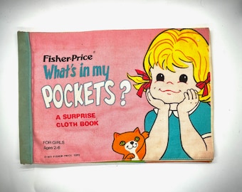 What's in my POCKETS? | Cloth Book | 1971 Children's Book