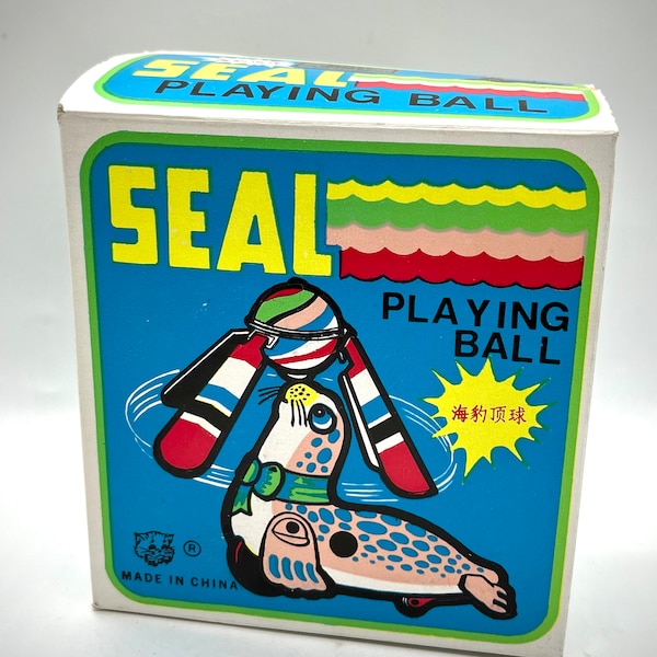Tin Toy Seal | Original Box | Never Used | Wind-Up