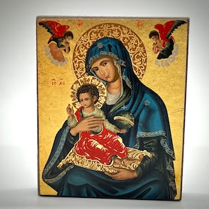 Our Lady of Perpetual Help Small Plaque Magnet