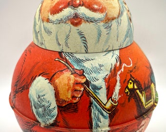 Weihnachten Nikolaus Dose | Roly Poly Weihnachtsmann Dose