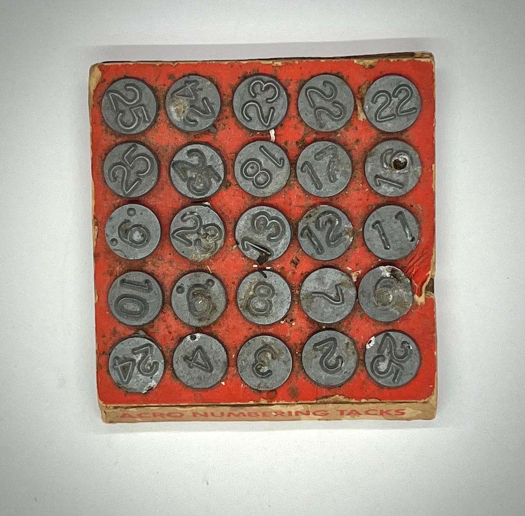 ACRO Tacks | Cool Vintage Thumb Tacks | 25 Tacks - Etsy
