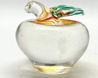 Tiny Treasure Art Glass Apple | Miniature Apple | Wee Apple