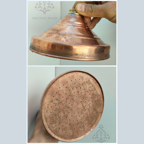 Unlacquered solid copper shower head , outdoor copper shower head, shower head , copper shower head , outdoor shower head ,