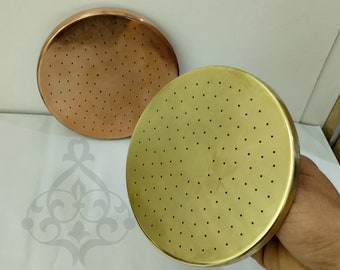 Unlacquered solid copper shower head , outdoor shower , Rain shower head , copper shower head , copper shower , shower head