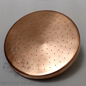 Unlacquered solid copper shower head , outdoor shower , Rain shower head, shower head, copper shower head , copper shower ,