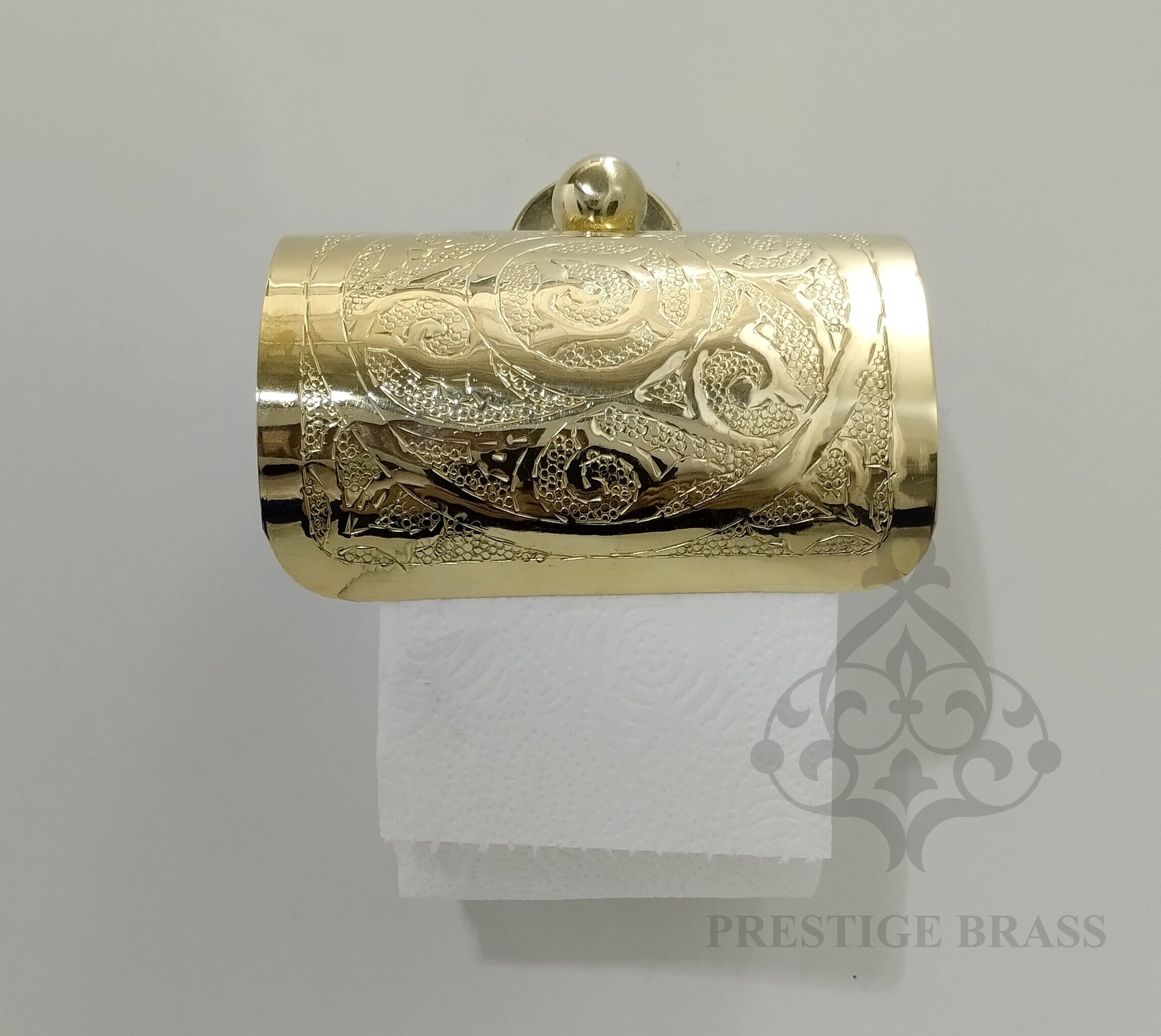 Unlacquered Brass Toilet Paper Holder Handcrafted Toilet - Etsy