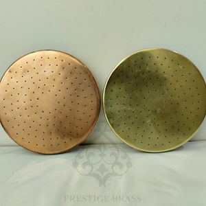 Unlacquered solid copper shower head , outdoor shower , Rain shower head , copper shower head , copper shower , shower head