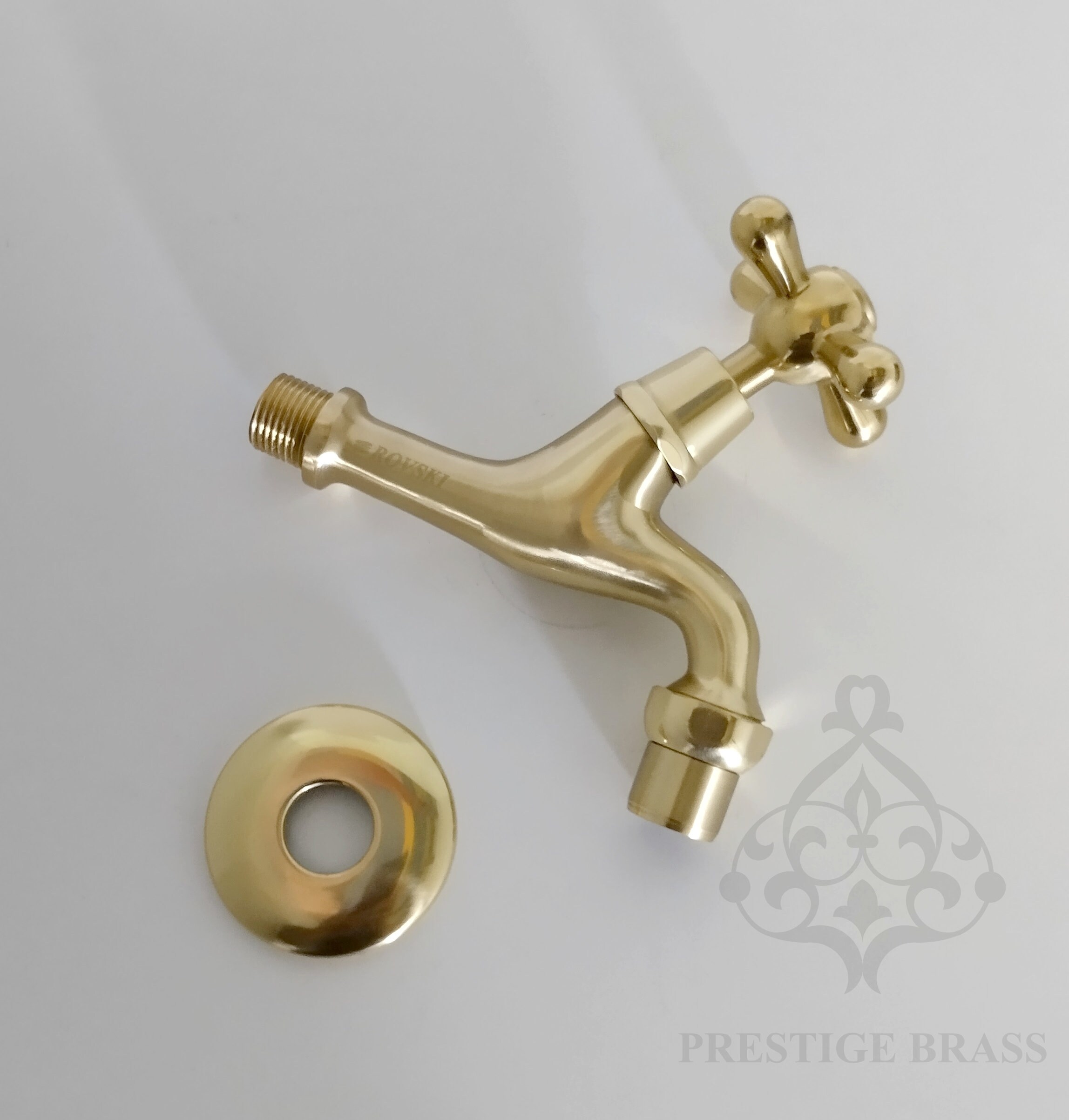 Robinet en laiton antique pour évier extérieur froid simple, robinet rotatif
