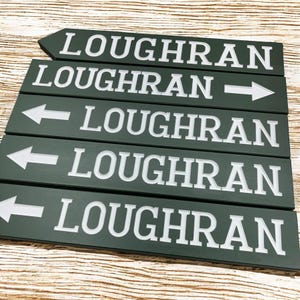 Custom CNC Carved Wood Sign: Painted Name Plaque