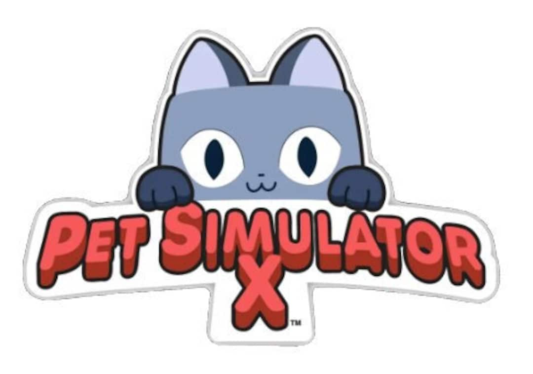 Pet Sim X 3 Logo for Cake/cupcake Toppers (Instant Download) 