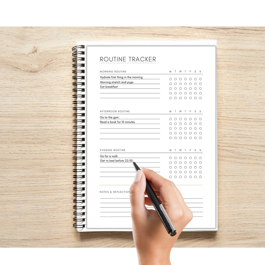 Routine Tracker, Daily Routine Tracker, Habit Tracker, Weekly Routine