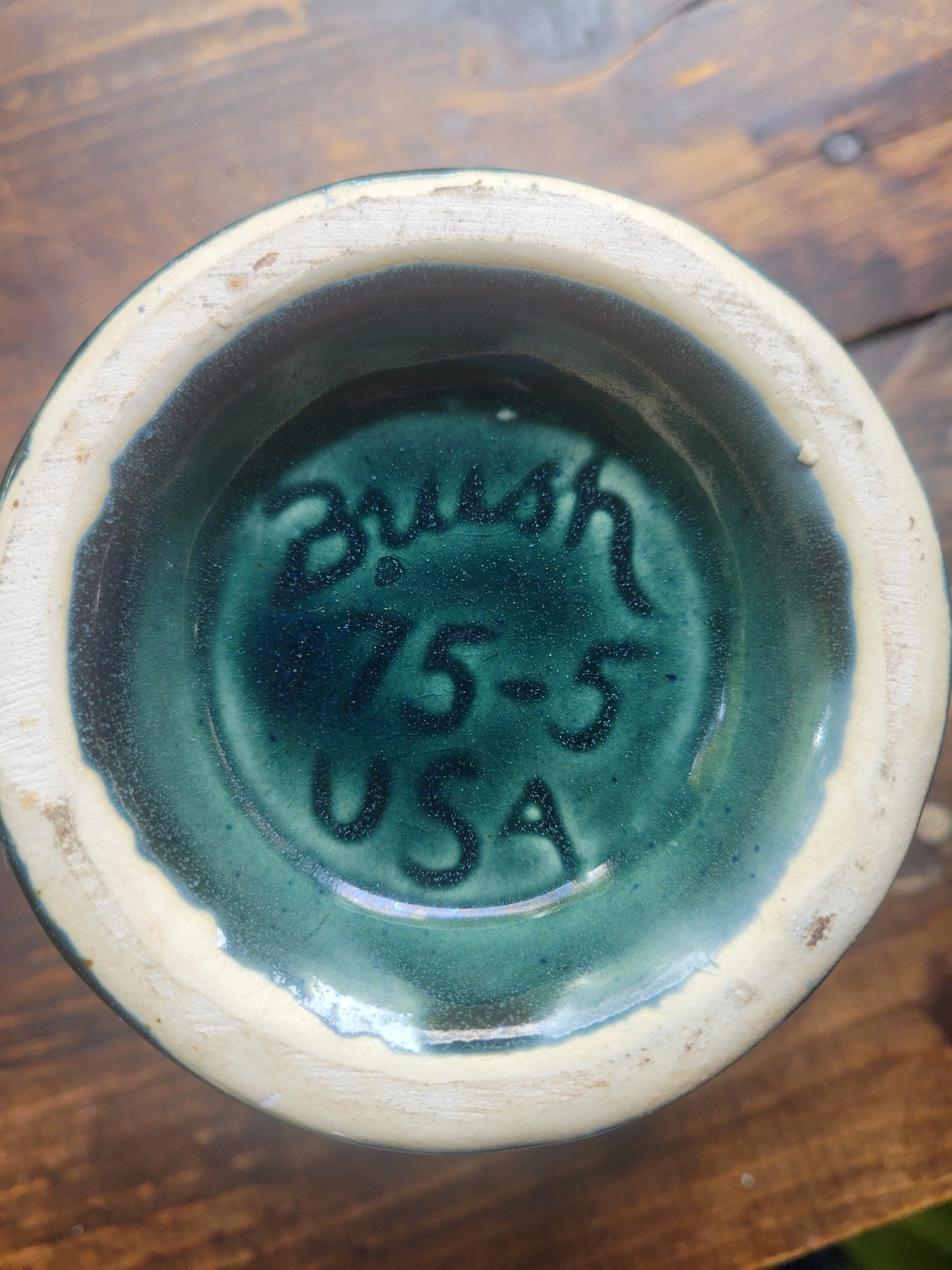 Rare Find: Vintage Brush Mccoy Green Onyx Atomic Age Pot - Etsy