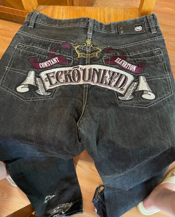 Vintage baggy Ecko Unlimited Black Jeans