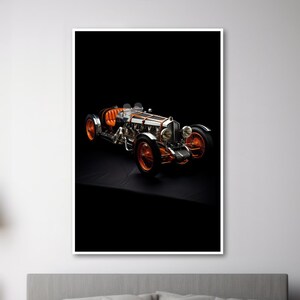 Art Deco Car #12: Wydruk dostępny na płótnie, plakacie lub plakacie w ramie