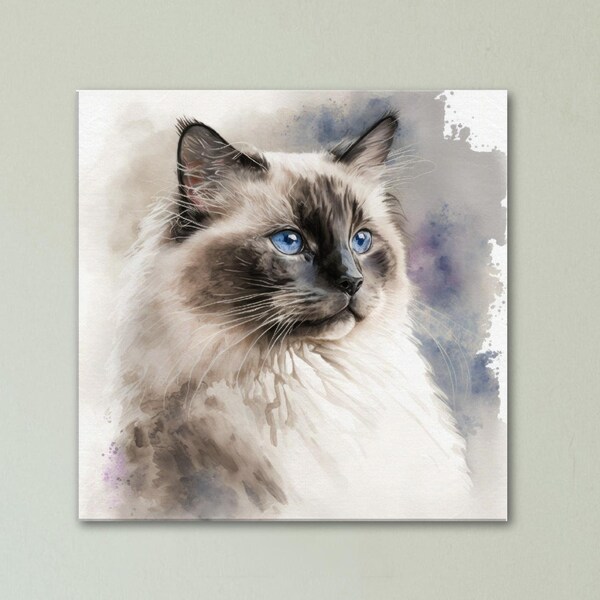 Ragdoll Cat Art Etsy UK