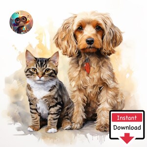 The Odd Couple #12 : Digital Download for Printing on Canvas or Posters