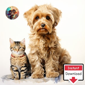 The Odd Couple #13 : Digital Download for Printing on Canvas or Posters