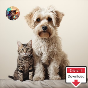 The Odd Couple #05 : Digital Download for Printing on Canvas or Posters