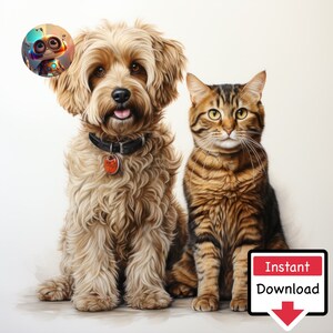 The Odd Couple #06 : Digital Download for Printing on Canvas or Posters