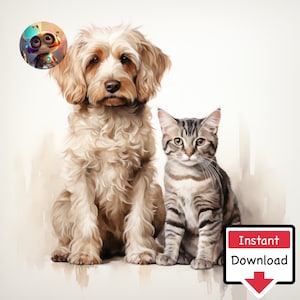 The Odd Couple #17 : Digital Download for Printing on Canvas or Posters
