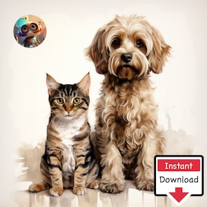 The Odd Couple #16 : Digital Download for Printing on Canvas or Posters