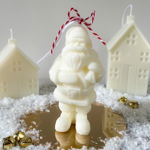 Santa Claus Candle, Christmas Candle, Christmas Decorations, Santa Candle, Holiday Candle, Santa Decor, Holiday Santa, Christmas Gift Idea