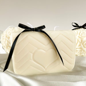 Luxury Designer Bag Candle, Luxury Purse Candle, Handmade Bag Candle, Soy Candle