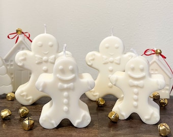Gingerbread Man Family Candles, Gingerbread Man Candle, Christmas Candle, Christmas Decorations, Christmas Gift Ideas, Personalized Gift