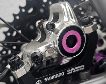 Anneau De Couverture Coloré, Kit D'étrier à 4 Pistons, Matériau ABS, Accessoires De Ein De Vélo, Couvercle De Ein Haute Performance Pour Magura MT5