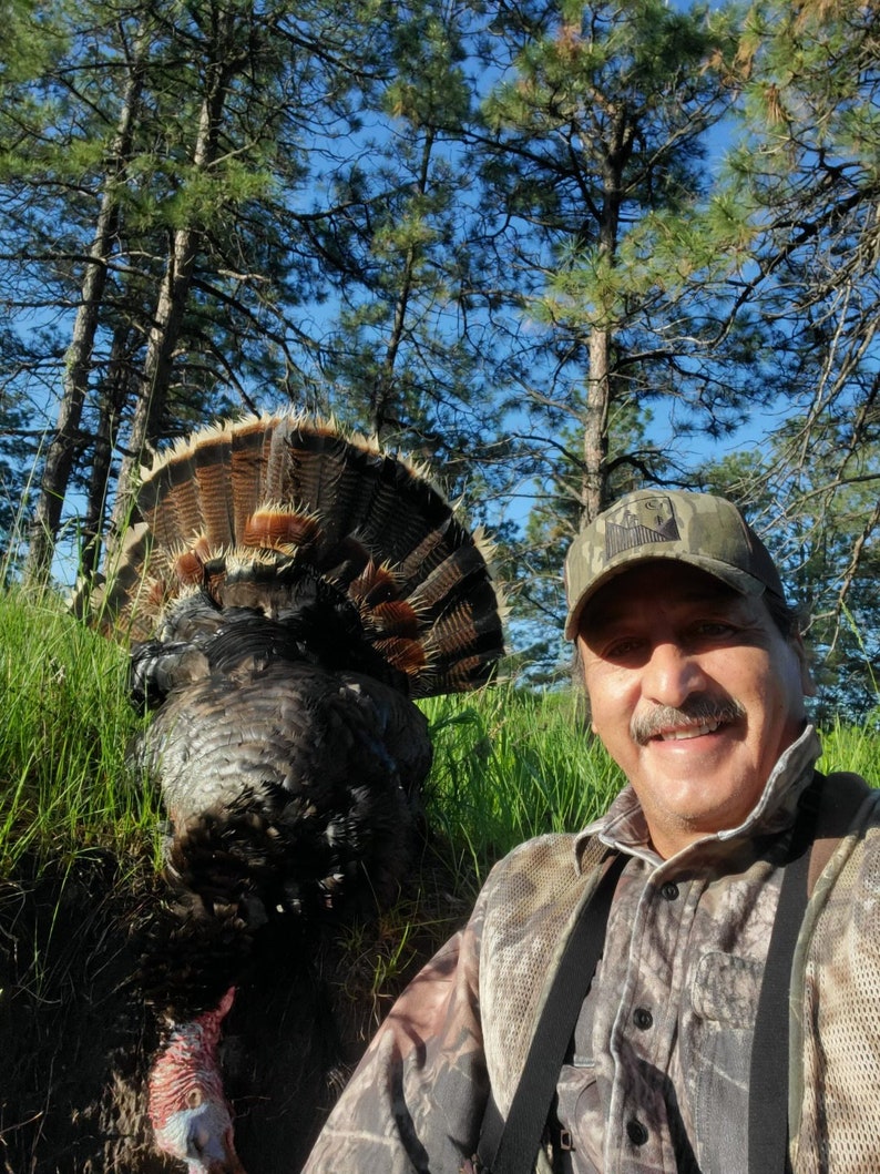 Lucky Camo Trucker Hat Mossy Oak Bottomland Turkey Hunting image 3