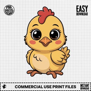 Baby Chick Clipart, Cute Baby Animal Clipart, Baby Nursery Clipart, Spring Clipart, Baby Shower Clipart, Baby Chick Png