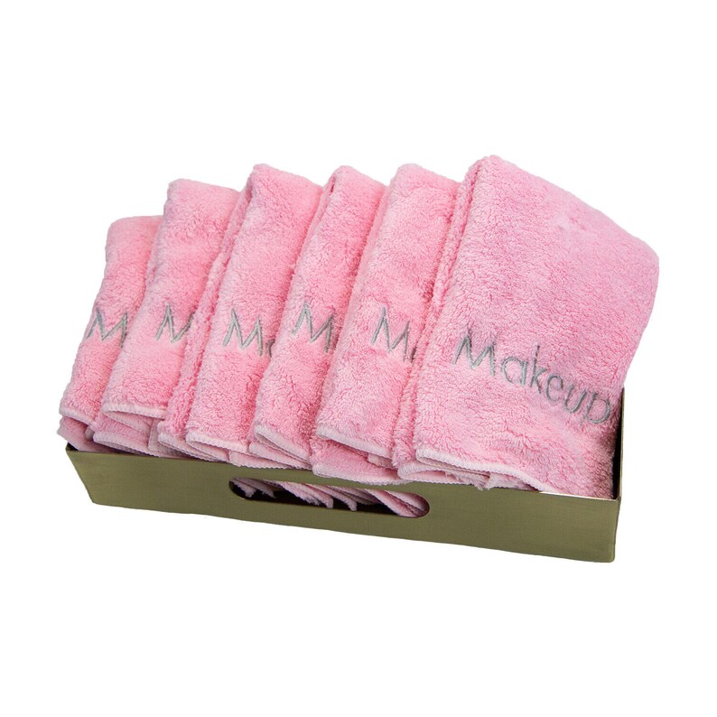 Embroidered Makeup Removal Towels Packs of 6 Microfiber 13x13 Etsy