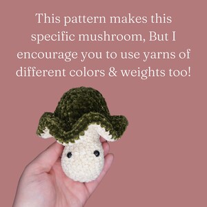 Enchanted Mushroom CROCHET PATTERN PDF Download image 4