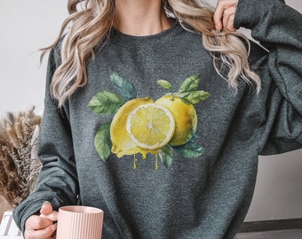 Lemon print cardigan discount