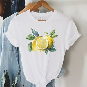 Lemon Yellow T Shirt - Etsy