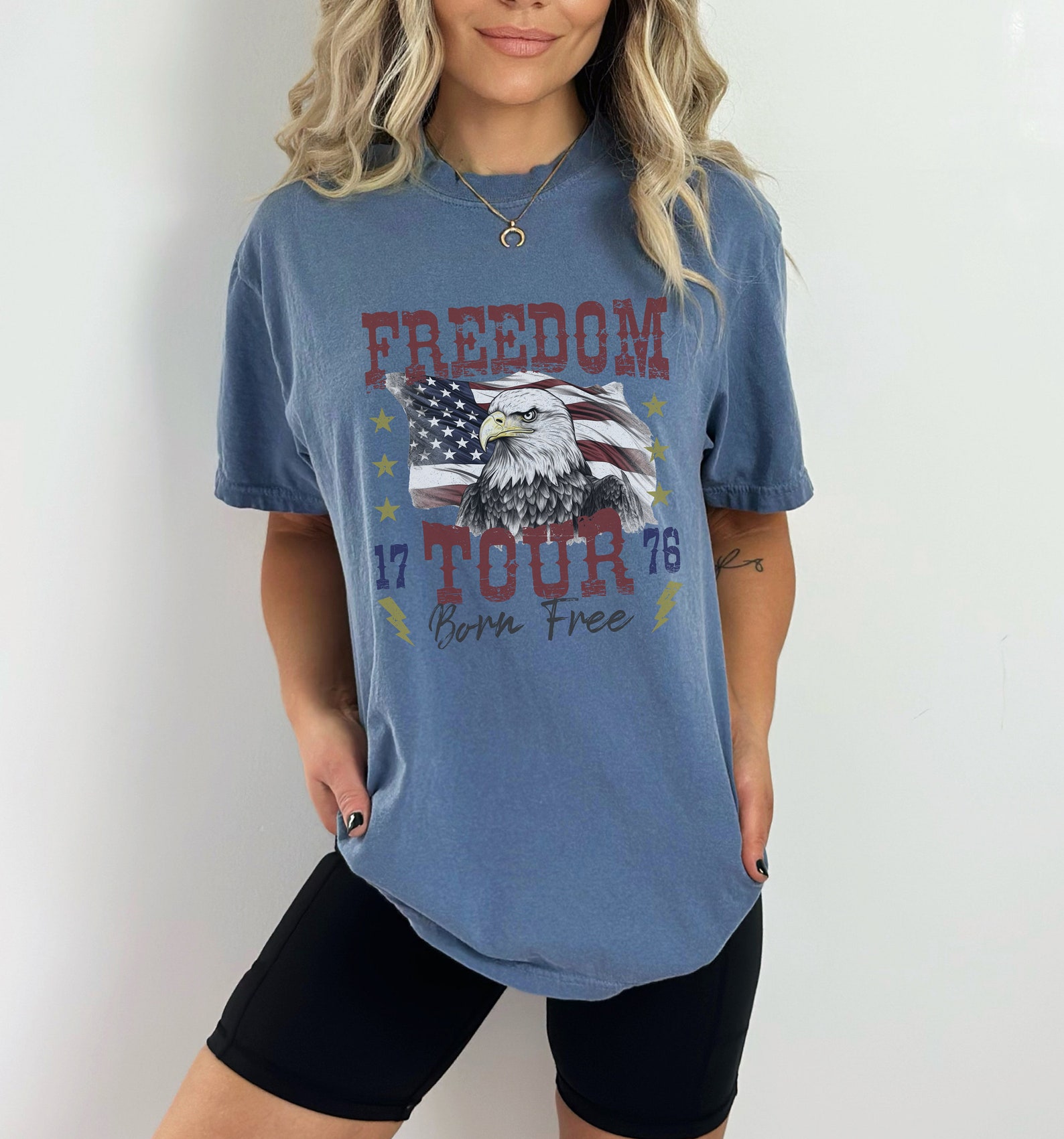 Retro 4th of July Shirt, Comfort Colors Tee, Patriotic Tshirt, Freedom ...