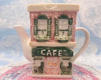 Vintage Cafe Novelty Collector Teapot