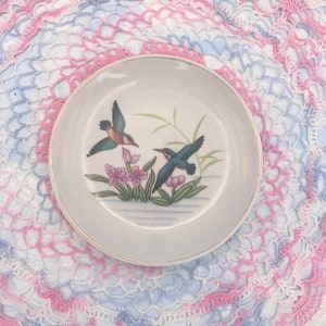 Hummingbird 4&quot; vintage bord voor verzamelaars