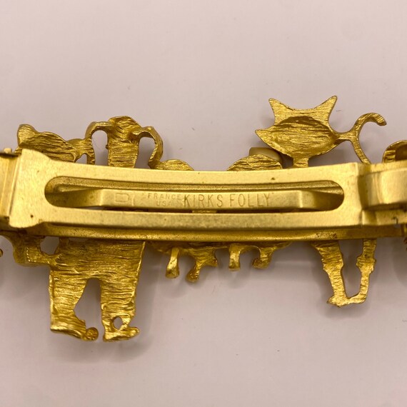 Kirks folly goldtone barrette Kirk main image 4
