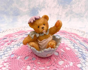 Cherished Teddies "Just In Time For Spring" Easter Bunny Figurine