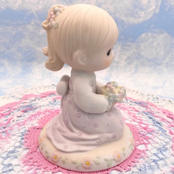 Precious Moments Sapphic Flower Girl Figurine 
