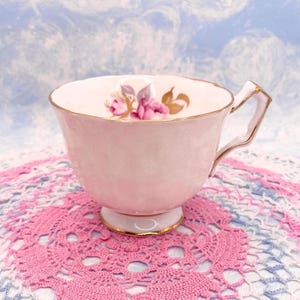 Aynsley Pink Rose English Bone China Teacup