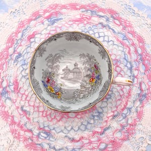 Aynsley “Queens Garden” English Bone China Teacup