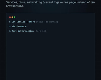 Windows Server チートシート | IT 管理者向け PDF | サービス、ディスク、ネットワーク、イベントログのコマンド | システム管理者向け印刷可能資料