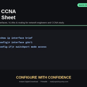 Guía rápida de Cisco CCNA / Modos, interfaces, VLAN y enrutamiento de la CLI (Descarga en PDF)