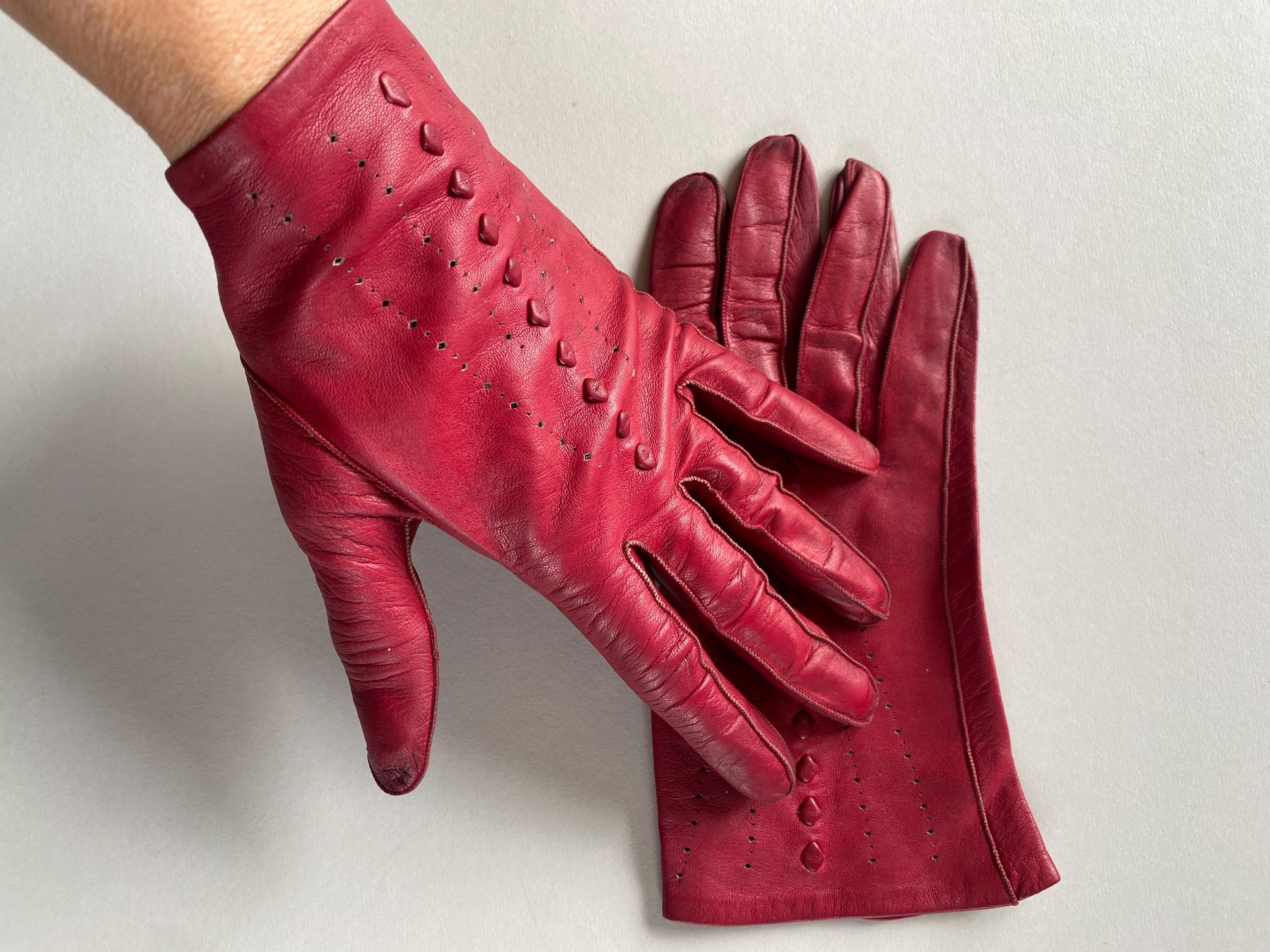 小物 Vintage Star leather glove 6 Pairs NOS Vintage leather Star, Fairfield Work Gloves And