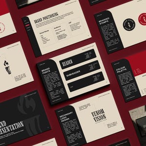 Brand Design Presentation Template (for Adobe Illustrator and Indesign)