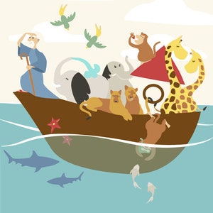 Noah&#39;s Ark Paint By Numbers Kit